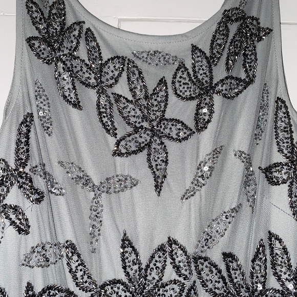 Adrianna Papell beaded/sequin midi dress - Picture 1 of 6